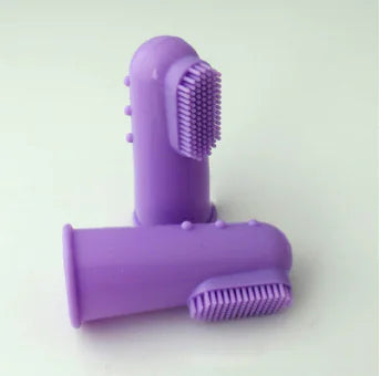 Brosse à dents doigtier pour animaux